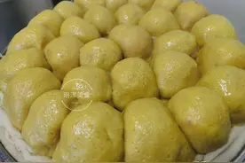 教你黄米面粘豆包的做法，用料比例和调馅方法，全部给你讲清楚图片