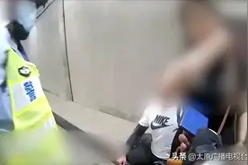 太原交警迎泽一大队：男子骑摩托车撞路牙 民警救援遇奇葩一家人图片