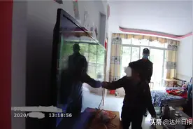 把家里电视踢坏了，10岁男童害怕父亲责备竟然报警称“遭到蒙面持刀歹徒入室打砸抢劫”图片