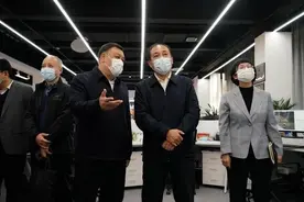 河北省教育厅党组书记、厅长董兆伟一行到长城新媒体集团参观调研图片