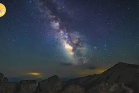 绝美延时！50秒看秦岭绝美星空图片