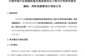 站满外来开发商的大理，这条绕城快速路的建设，能带来什么变化？图片