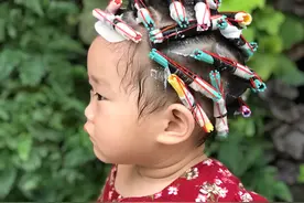 小孩子烫头发如何避免伤害头皮和发质，怎么样才能够烫出健康头发图片