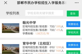 邯郸“摇号报名”第一天 已有17500余名学生报名，好多家长遇到了这些问题图片