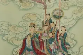 工笔水陆画图片