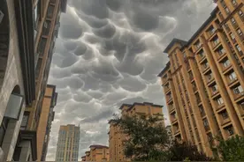 商丘出现最性感的云朵，罕见的“乳状云”怎么形成？预示着什么？图片