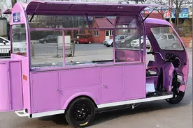 别租店面了！新式多功能三轮“快餐车”价格便宜可移动，时尚环保图片
