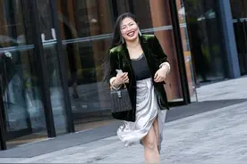 既矮又胖怎么了？这位小个子博主140斤，却用穿搭征服大众图片