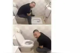 奇葩的卫生间，两个人同时上厕所尴不尴尬图片