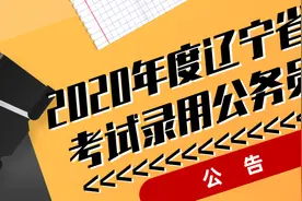 2020年度辽宁省考试录用公务员公告图片