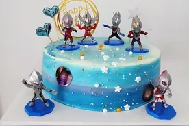 奥特曼生日蛋糕集合图片
