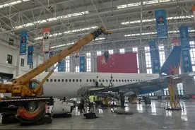 大大大大飞机来了！西航职院花800万买波音737 打造飞机维修实训基地图片