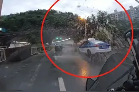 骑车被溅一身水！贵阳“女骑士”怒问哥：路是你家勒？图片