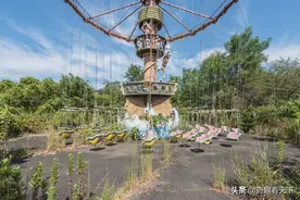 日本奈良废弃的游乐园，堪比恐怖片场景图片