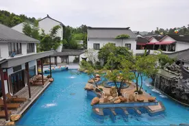 泡野溪温泉+游水疗泳池，清远桃花源，这家酒店千万别错过图片