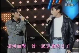 天王对天王 刘德华 郭富城 你唱我的歌 1994年霹雳双响炮表演图片