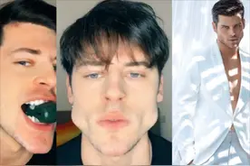 意大利男模苦练数月，自豪炫耀“雕刻般面孔”，却被指像花栗鼠图片