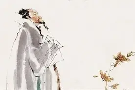 与长安诸才子文斗时，孟浩然只用了两句诗，就让众人主动弃笔认输图片