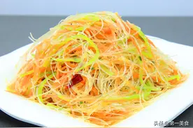 饭店的凉拌菜好吃有秘诀，厨师长教你如何调制料汁，香辣清脆图片