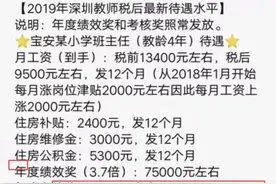 深圳小学教师的工资图片