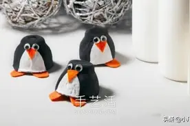 幼儿园手工制作鸡蛋托企鹅的做法教程图片