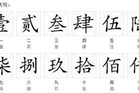 「趣味暑期」中国的数字为什么要大写？图片