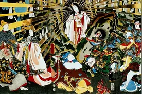 日本天照大神的故事，以及她在历史上的真实形象图片