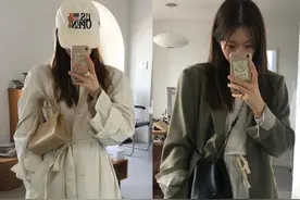 Onuk欧尼的十八套日常穿搭分享，简约和谐的色系为主，舒适又轻松图片