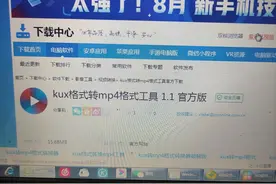 视频格式kux的转换成MP4解答图片