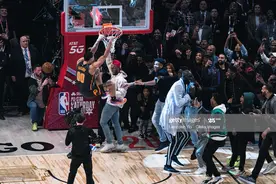 《SLAM》记者为戈登叫屈忆乔丹往事，隔扣2米11中锋回击球迷图片