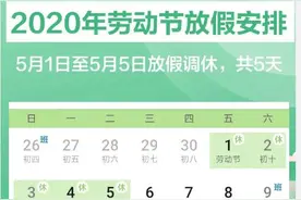 北京公布五一放假安排：今年#五一连休5天图片