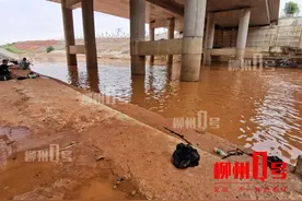 柳州男子疑下河捞铁溺亡！岸上留有摩托车、裤子和一把钢锯图片
