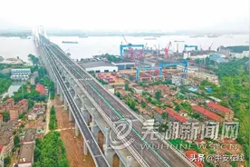 芜湖长江三桥公路桥通车进入倒计时图片