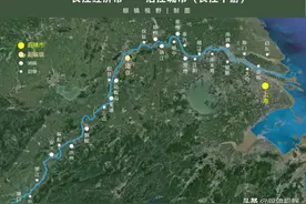 「地图汇」长江经济带（上）——沿岸城市分布图片