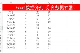 Excel技巧：数据分列，分隔数据神器！视频封面