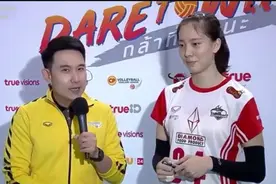 郑益昕泰国联赛首获MVP，全程英文接受采访，球迷：水平超过朱婷图片