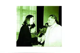 1980年，法拉奇采访邓小平图片