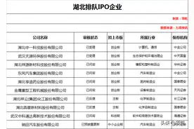 湖北IPO：115家已上市，10家排队、50家在辅|附表格图片