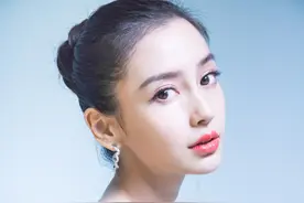 蓝色angelababy图片