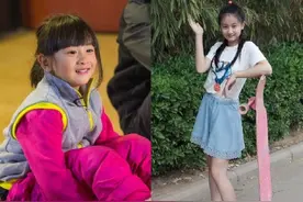 Kimi长大了！和《爸爸去哪儿》时同款发型，身高快追上爸爸图片