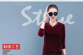 2020秋季新款金丝绒休闲运动套装图片