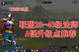 TBC怀旧服：联盟28-40级法师A怪升级的地方推荐图片