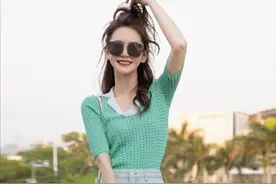 身材“臀宽、腰粗”怎么办？短上衣+高腰阔腿裤，穿出自信魅力图片
