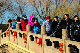 七宝古镇提早开启过年模式，老街上人流如织，满满的过年气氛图片
