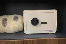 老公买的指纹保管箱真是太实用了，可摆卧室入衣柜，小巧便捷图片