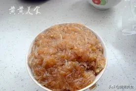 安阳上烩菜里海鲜皮渣怎么做？使用搅拌法，十分钟就能做一大碗图片