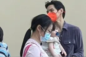 向太近照身材消瘦没精神，郭碧婷罕见穿成胖墩，小奶皇正脸首曝光图片