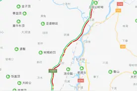 1.18日19点，二广高速拥堵70公里以上，其他路段拥堵严重图片