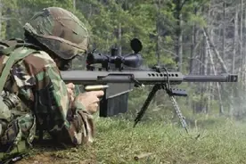 巴雷特狙击枪中最特殊型号，士兵肩扛设计，专打直升机图片