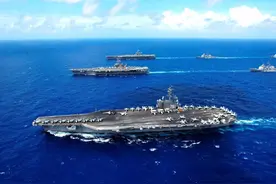 中华民族的关键节点！中美对峙南海，最后时刻美军航母为何离开？图片